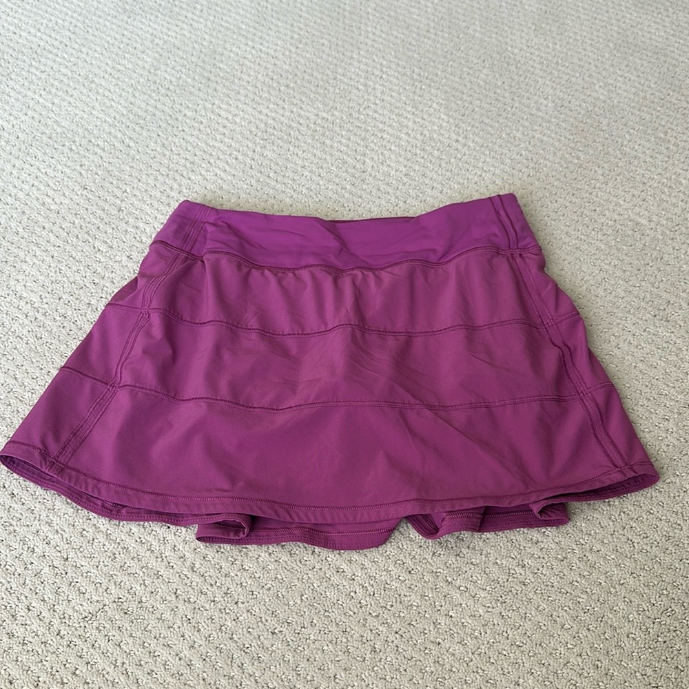 Lululemon Pace Rival mid rise skirt, *long, size 6